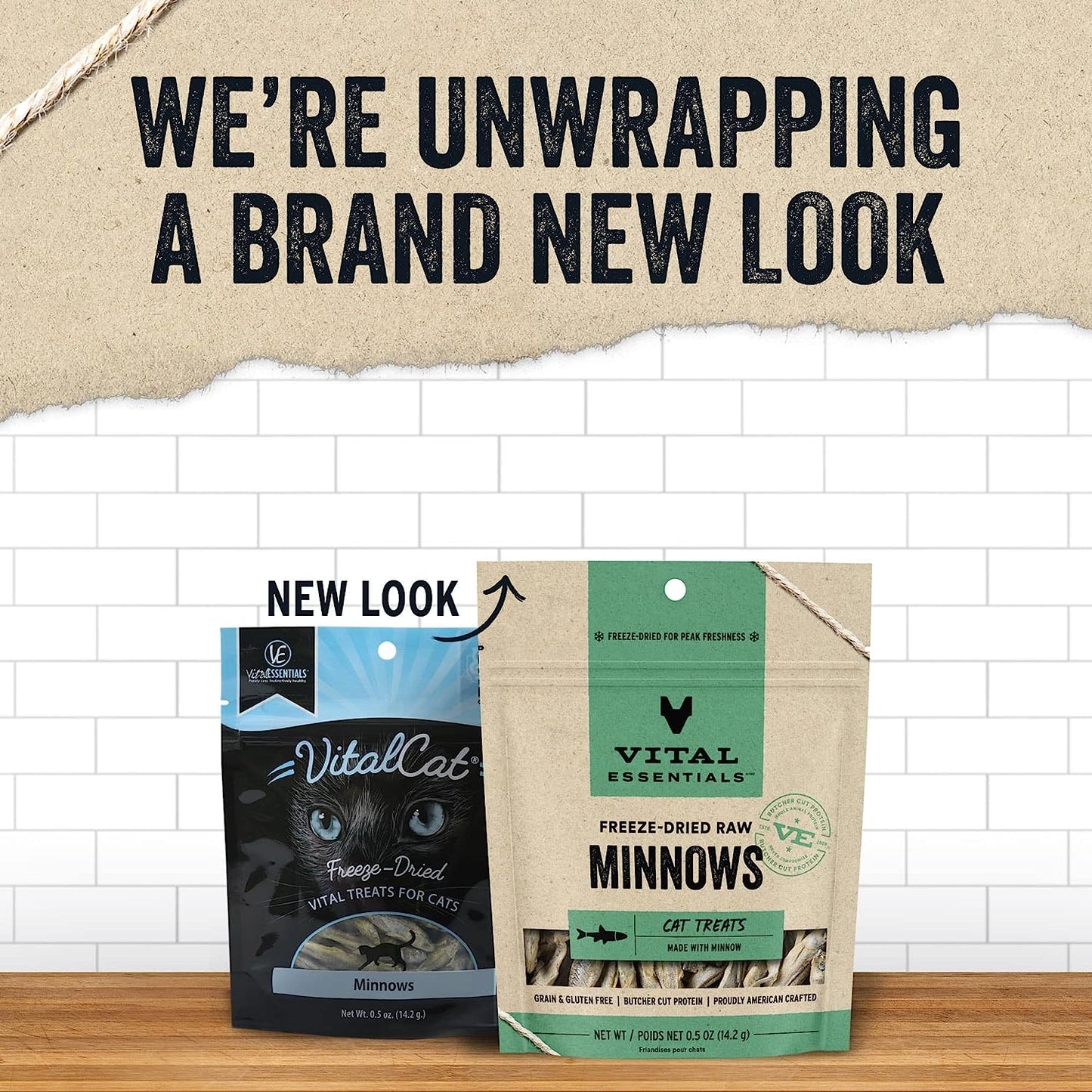 Minnows Cat Treats, 0.5 Oz | Freeze-Dried Raw | Single Ingredient | Grain Free, Gluten Free, Filler Free